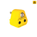 Erdungsstecker (1 x 10mm) Stud (ESD-sicher) (UK-Version)