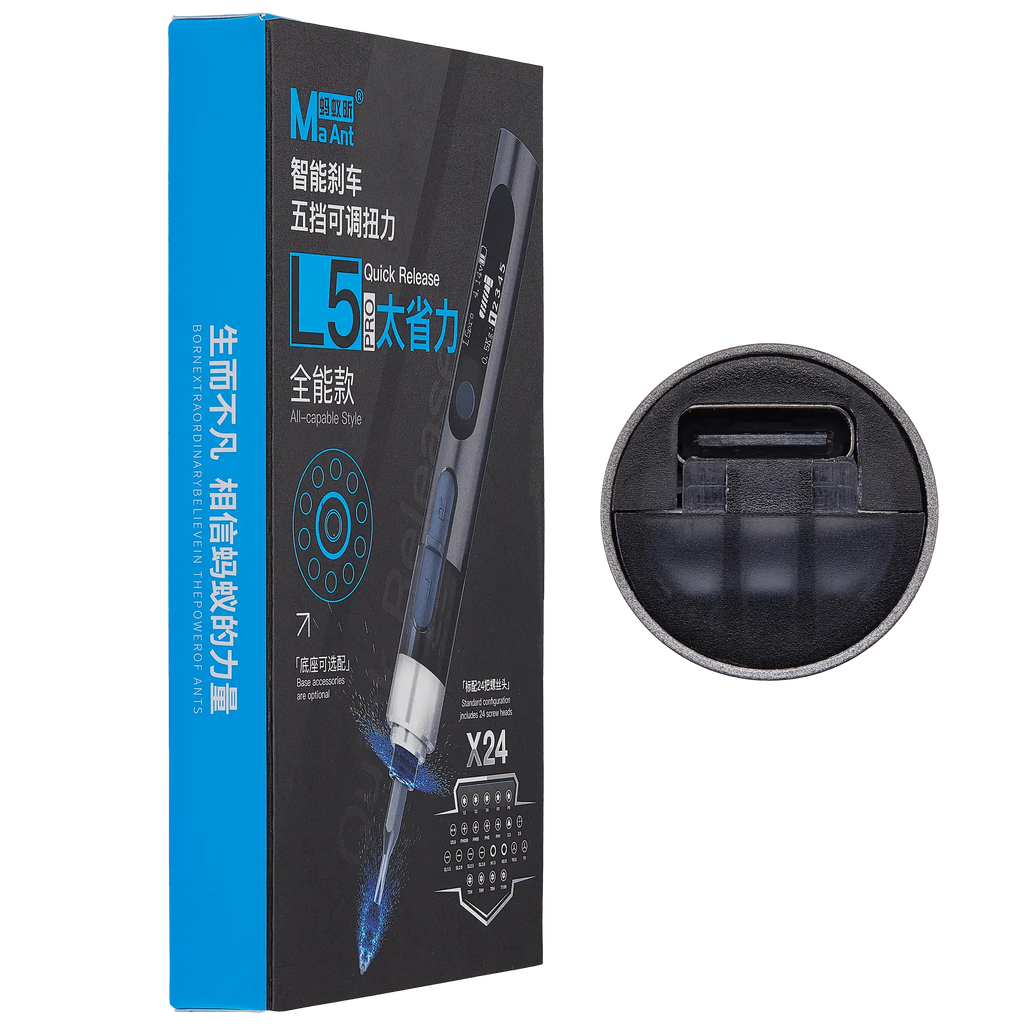 L5 Pro Electric Screwdriver Repair Tool Kit mit 24 Bits (MaAnt)