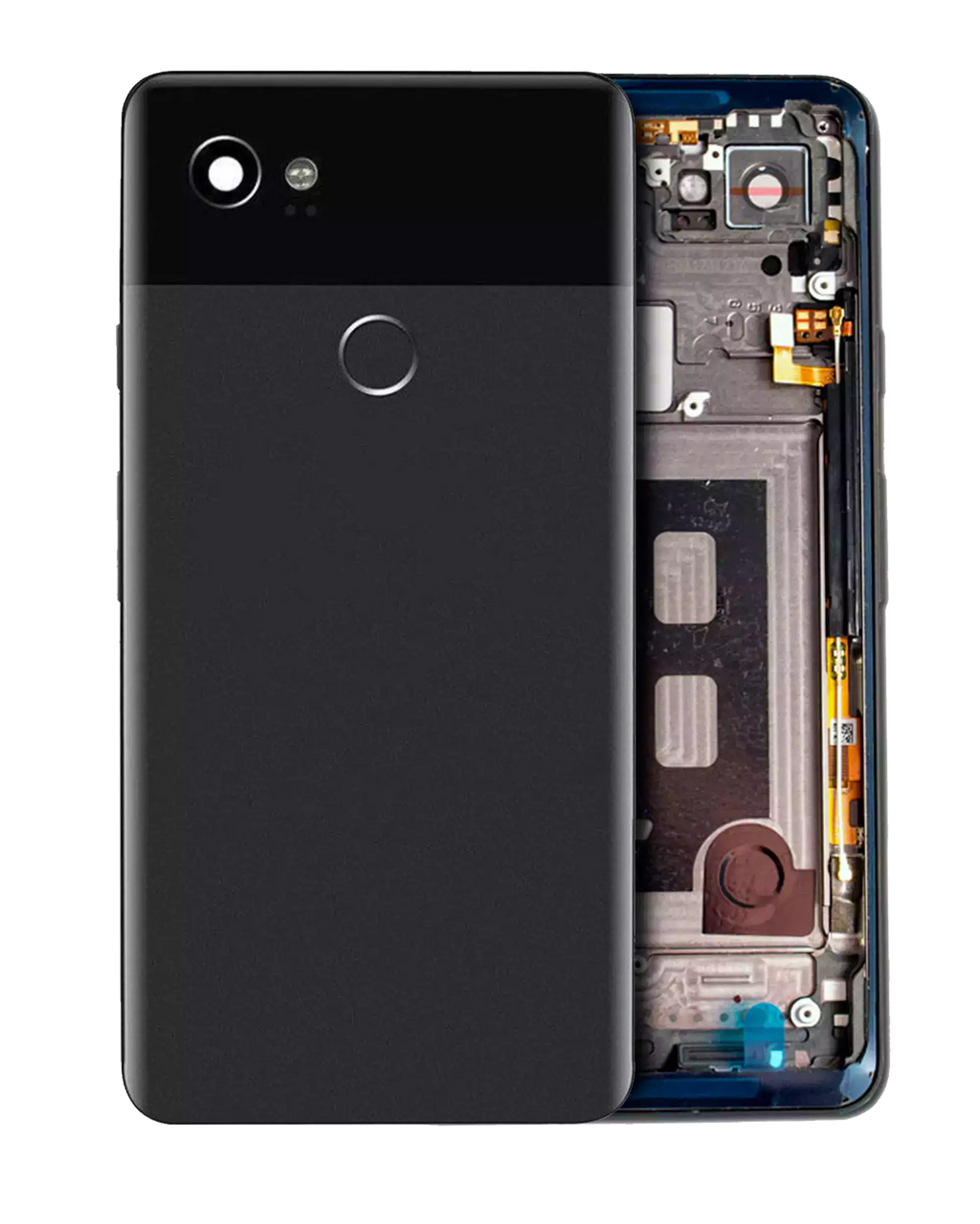 Backcover/Rahmen für Google Pixel 2 XL (Original OEM) (Schwarz)