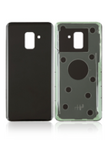 Backcover Glass für Samsung Galaxy A8 (A530 / 2018) (Schwarz)