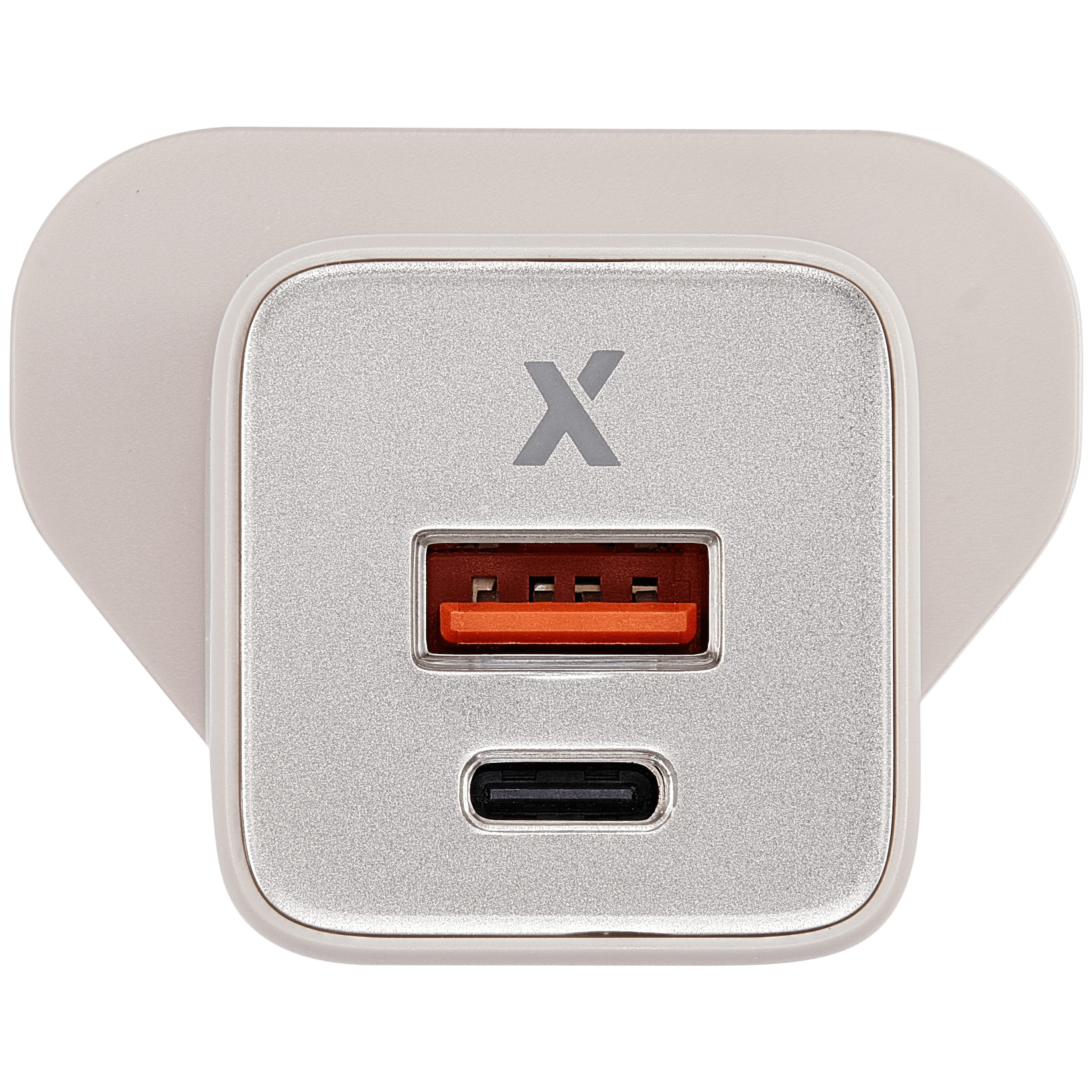 AmpSentrix 30W 2-in-1 USB-C / USB-A Wall Adapter (220V / UK Plug) (Desert Titanium)