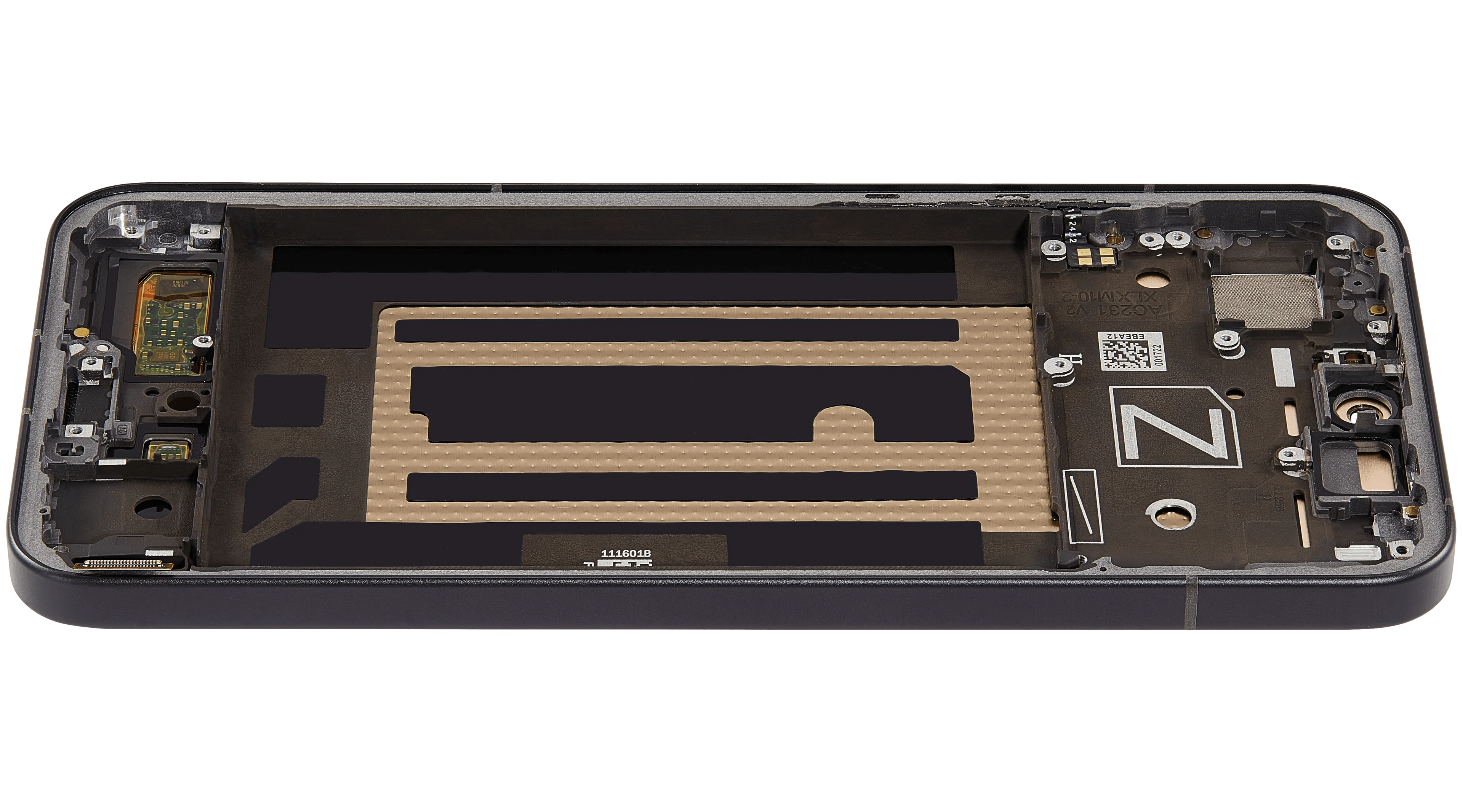 OLED-Display mit Rahmen für OPPO Reno 13 (Refurbished) (Schwarz)