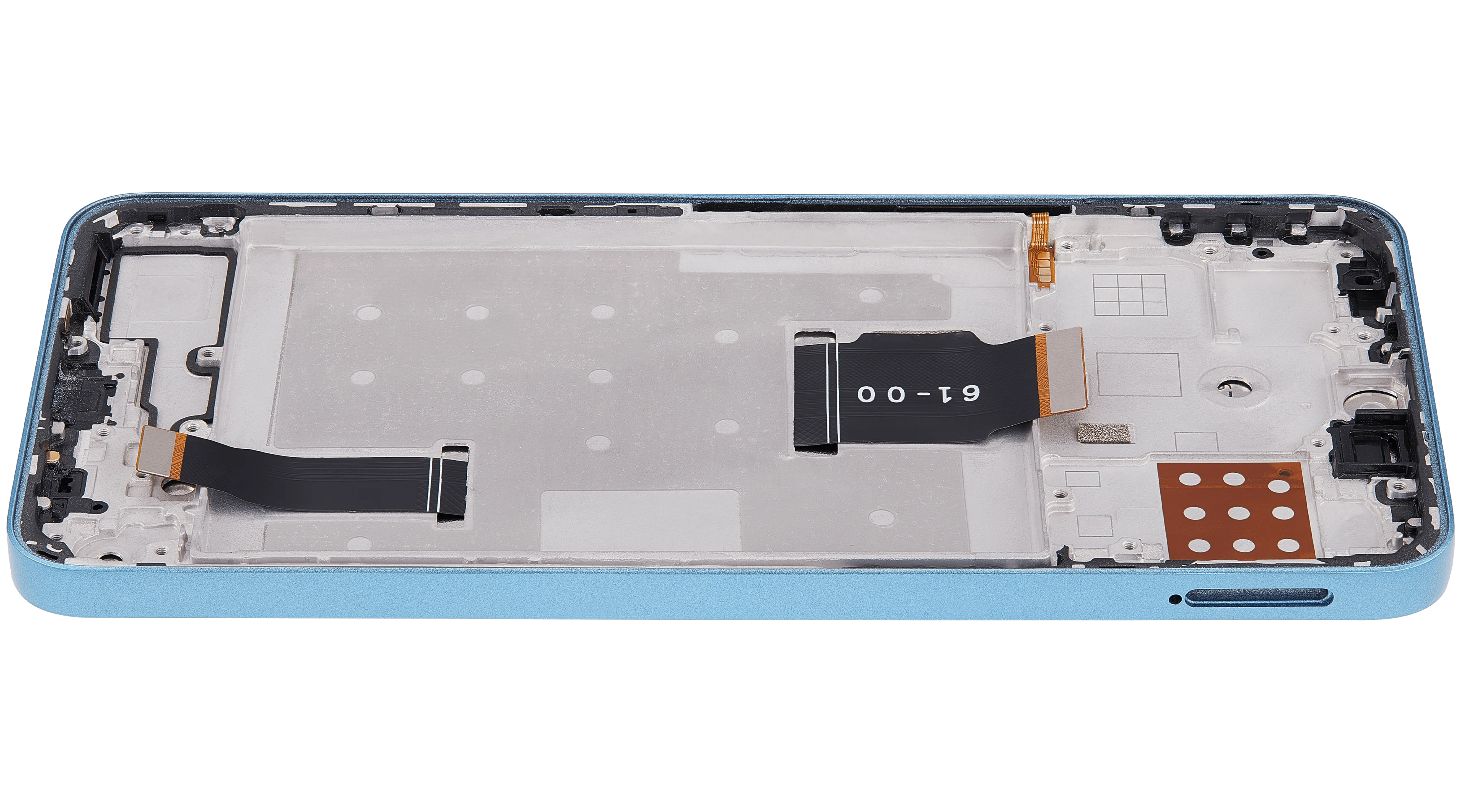 LCD-Display mit Rahmen für Honor X8A / X50i / 90 Lite (Aftermarket Plus) (Cyan Lake)