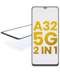 2 in 1 Frontglas mit vorinstalliertem OCA für Samsung Galaxy A32 (A325 / 2021)