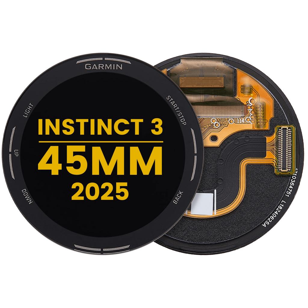 OLED-Display ohne Rahmen für Garmin Instinct 3 (45MM) (2025) (Premium) (Schwarz)