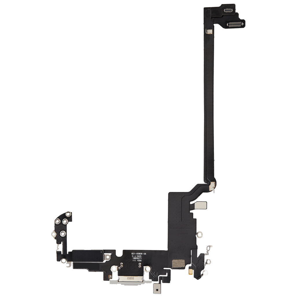 Ladebuchse Flex Cable für iPhone 17 Pro max (Aftermarket Plus) (Internationale Version) (Silber)
