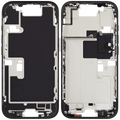 Midframe/Rahmen mit Small Parts für iPhone 16 Pro (EU / Global Version) (gebrauchter OEM-Ausbau, Qualität A) (Schwarz Titanium)