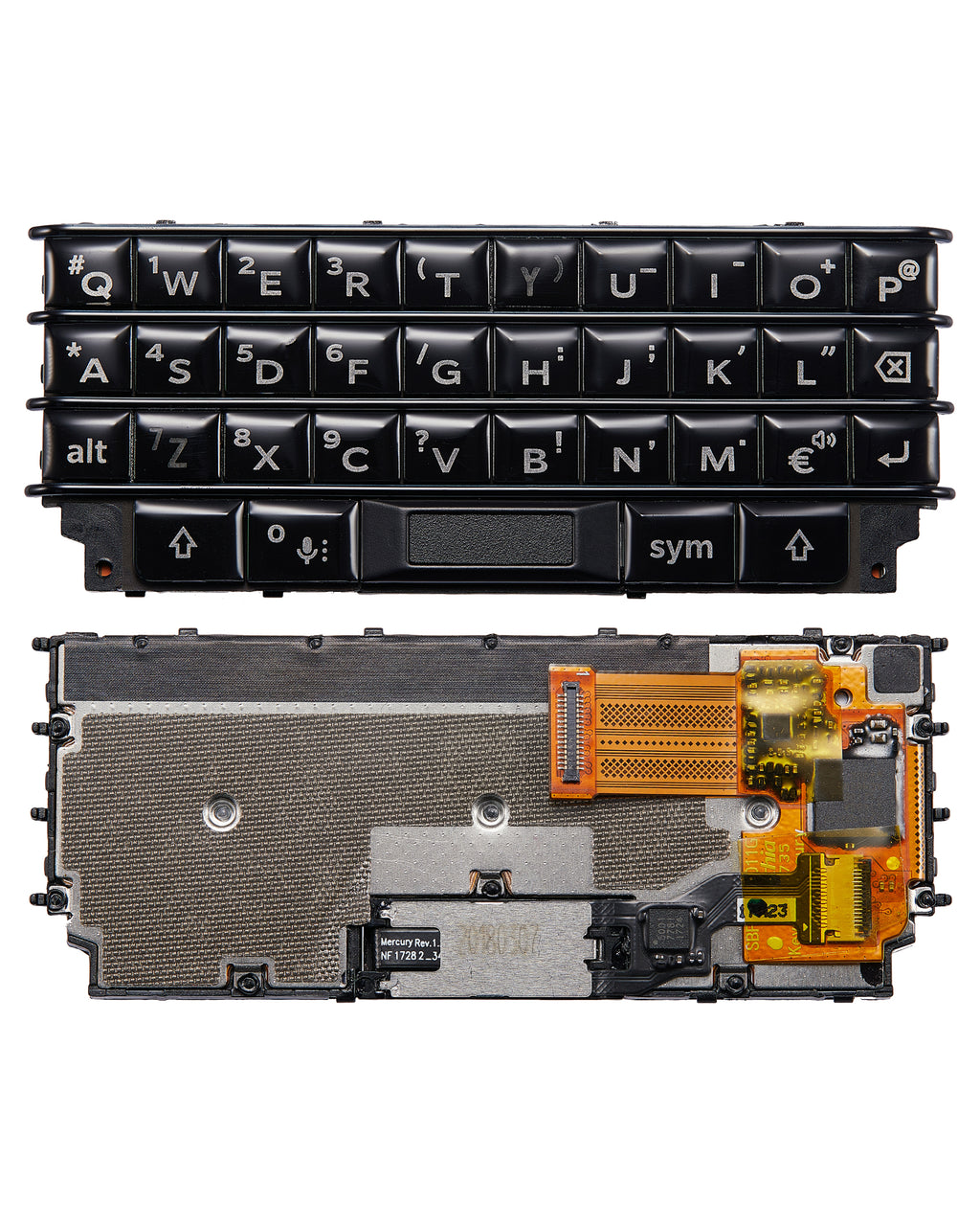 Tastatur für BlackBerry KEYone (Schwarz)