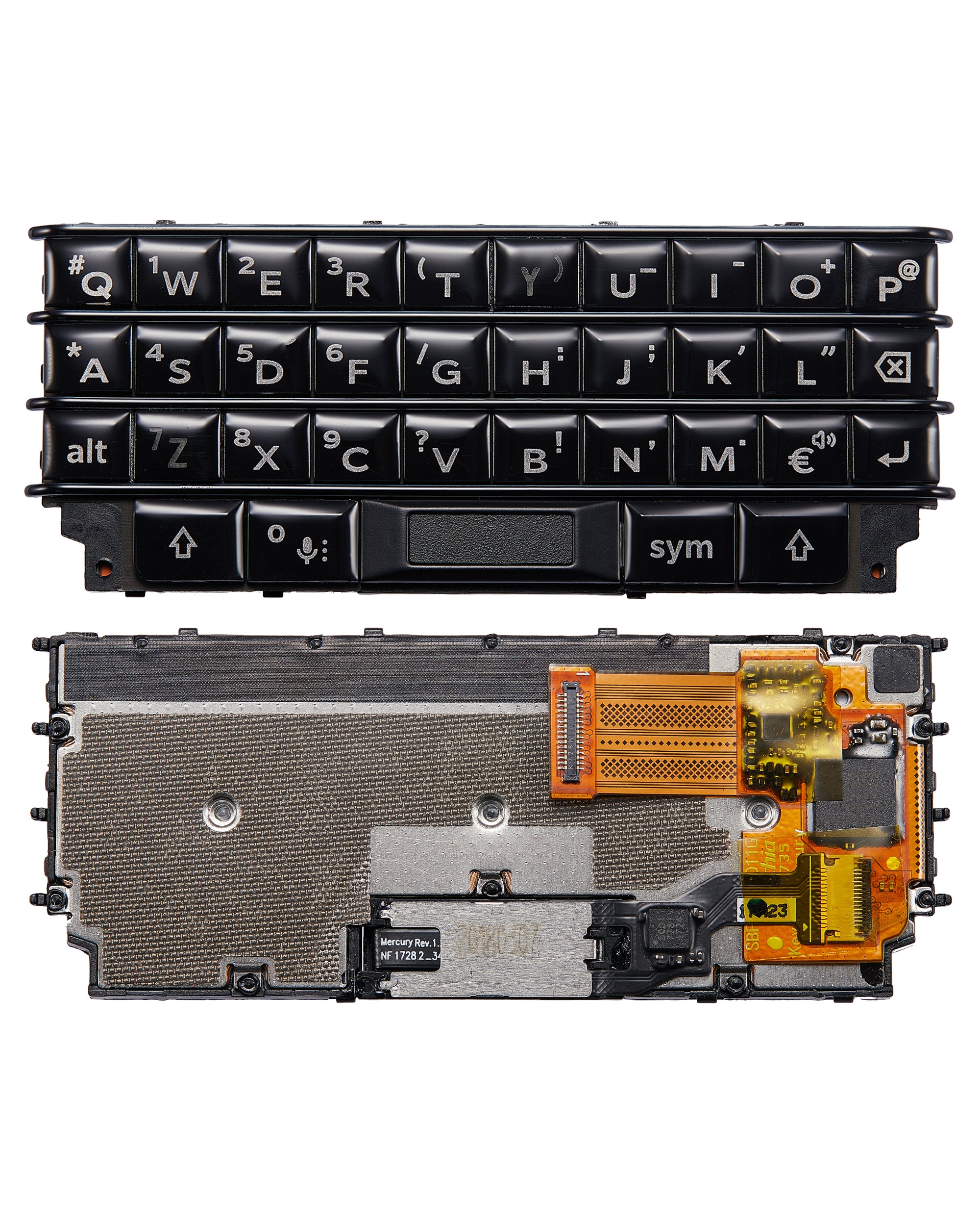 Tastatur für BlackBerry KEYone (Schwarz)