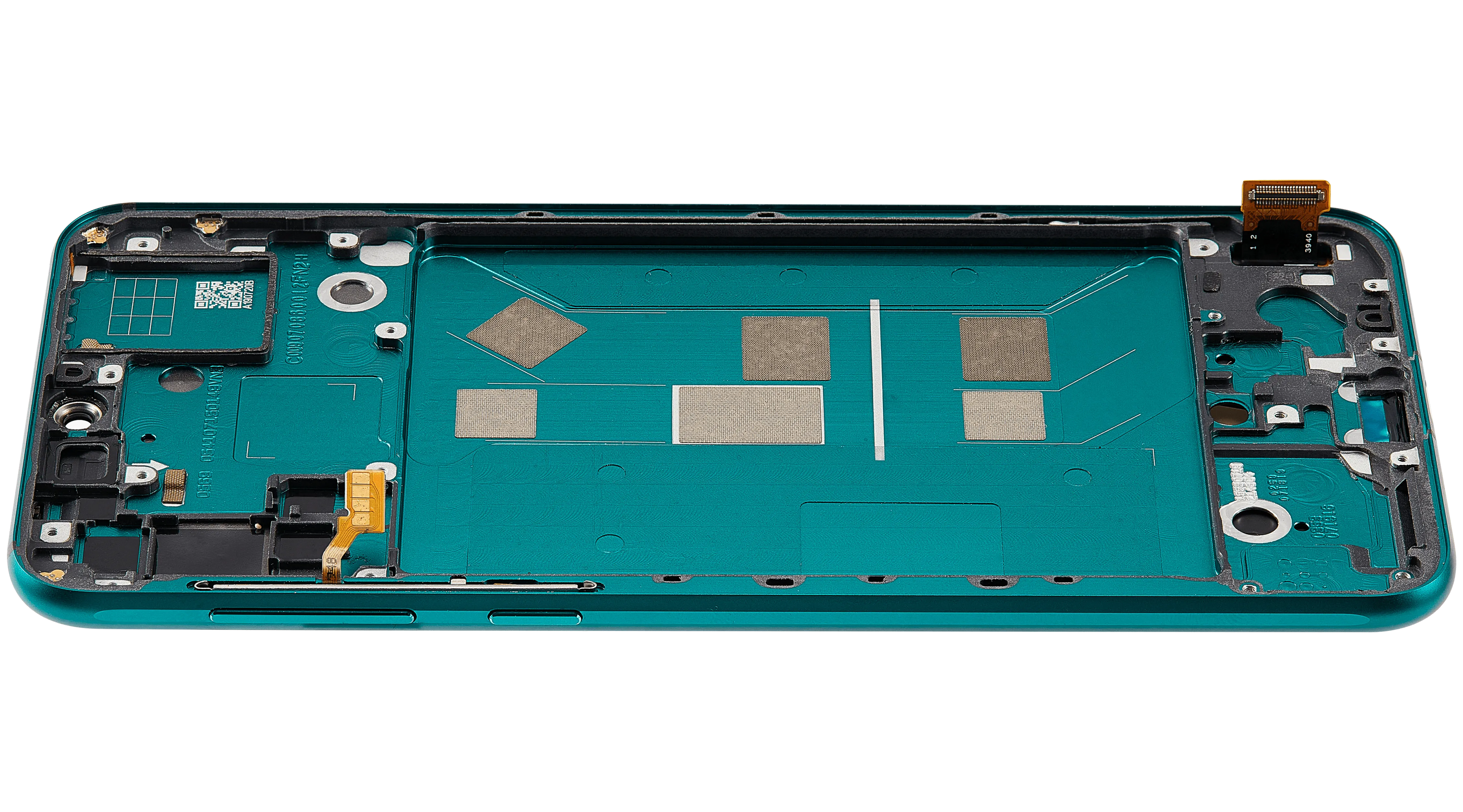 OLED-Display mit Rahmen für Huawei Nova 5 (2019) / Nova 5 Pro (2019) (Refurbished) (Grün)