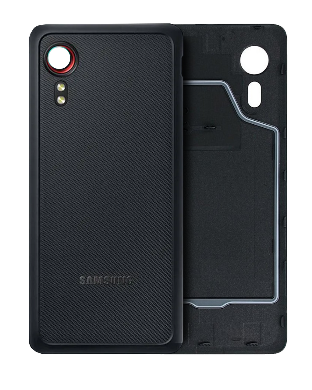 Backcover mit Kameralinse für Samsung Galaxy Xcover 5 (Service Pack) (Schwarz)