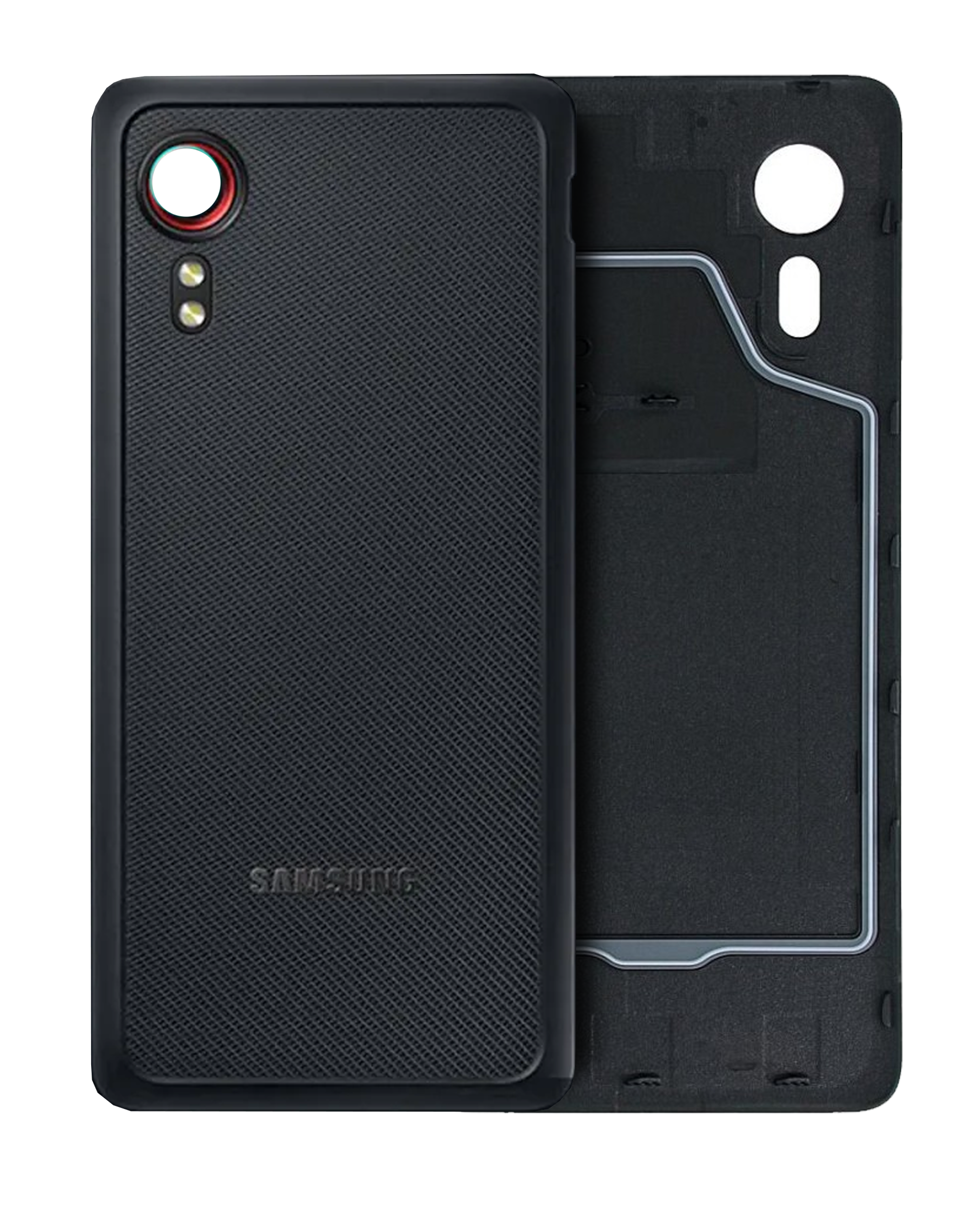 Backcover mit Kameralinse für Samsung Galaxy Xcover 5 (Service Pack) (Schwarz)