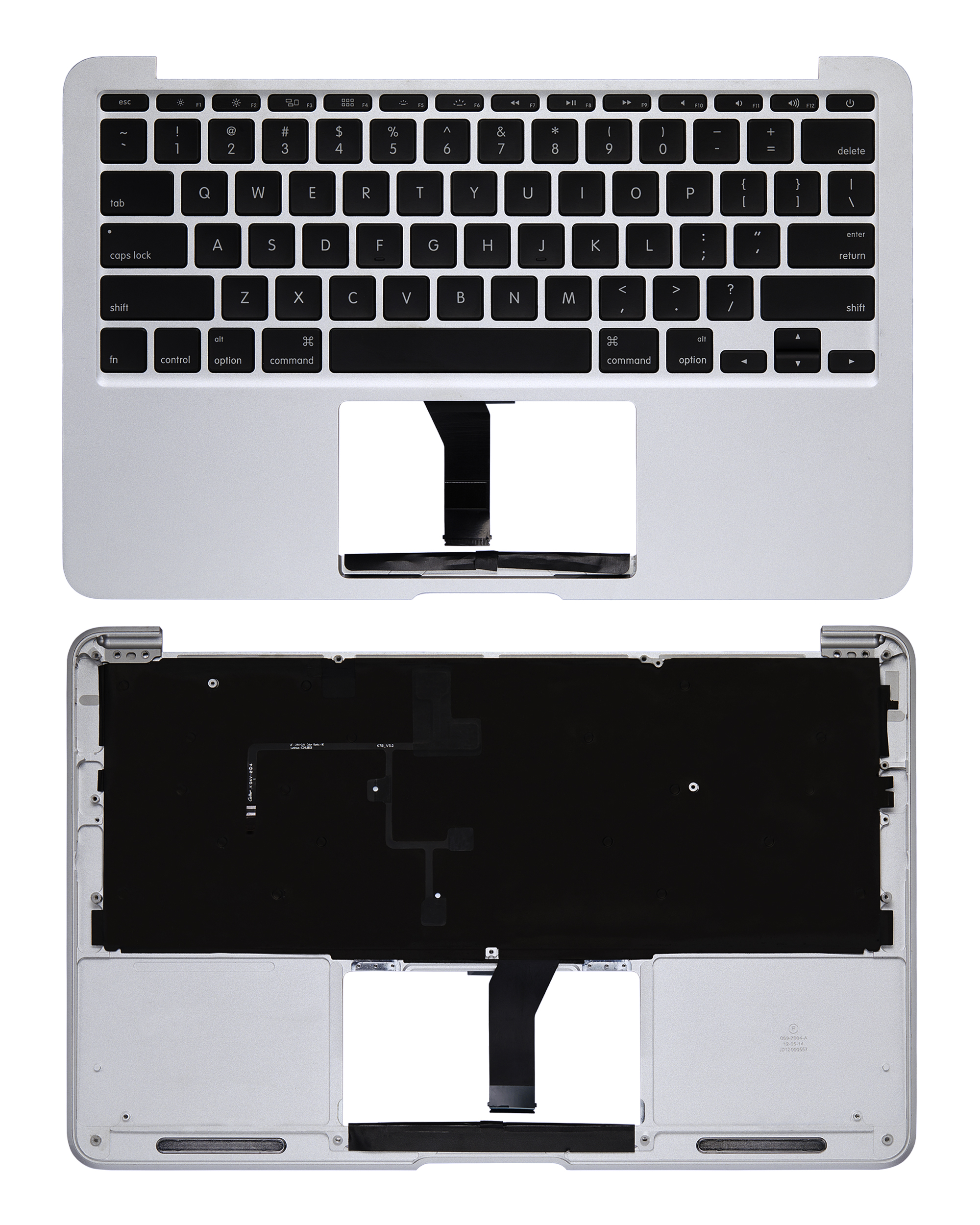 Top Case mit Keyboard (ANSI US) für MacBook Air 11" A1370 (2011) (gebrauchter OEM-Ausbau, Qualität A)