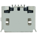 Ladebuchse Lötarbeiten erforderlich - 05 Pin - Micro B - 2 Ankerpunkte (C006)