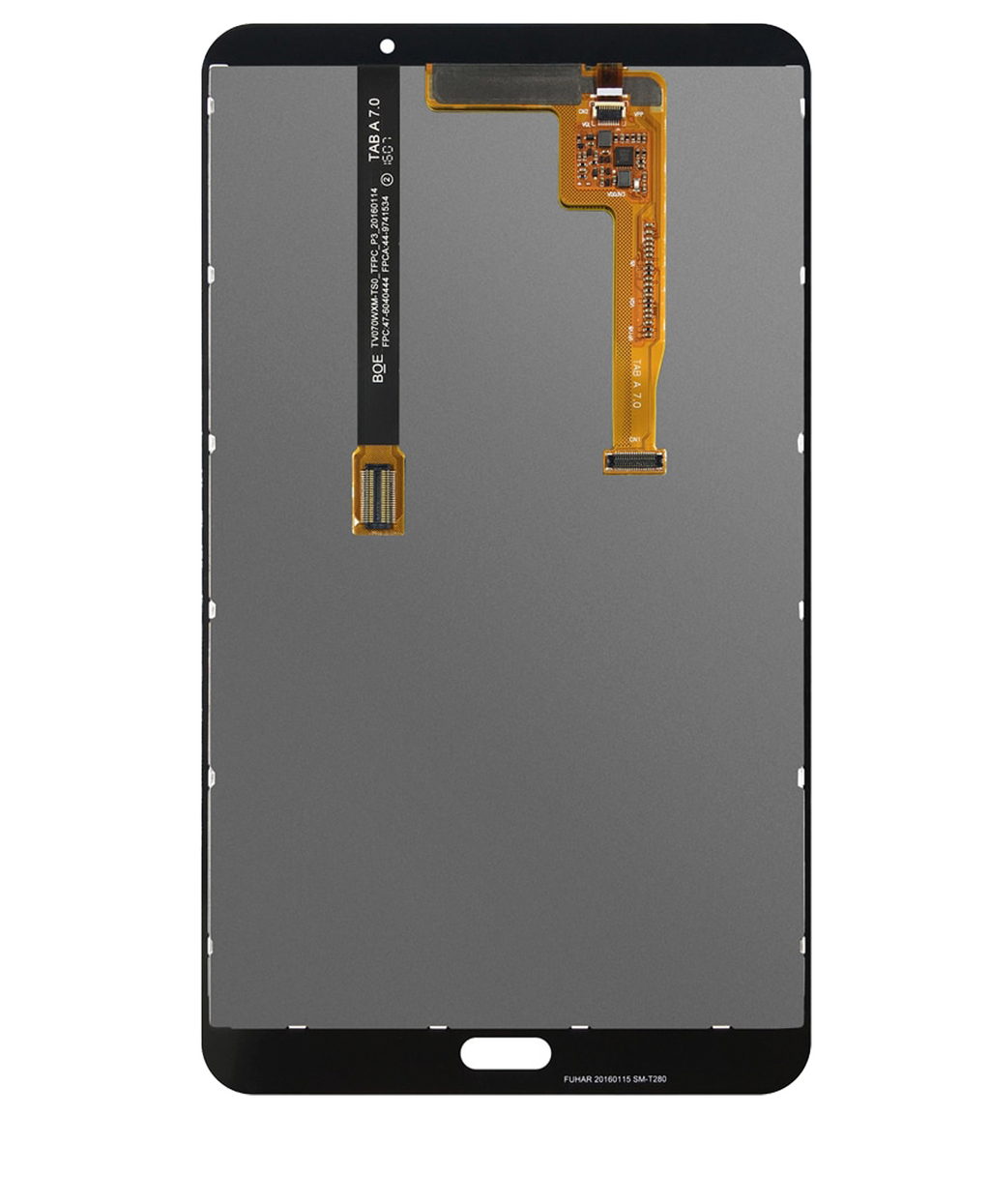 LCD-Display ohne Rahmen für Samsung Galaxy Tab A 7.0" 2016 (T280) (WiFi Version) (Refurbished) (Schwarz)