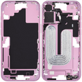 Midframe/Rahmen mit Small Parts für iPhone 16 Plus (EU / Global Version) (gebrauchter OEM-Ausbau, Qualität A) (Pink)