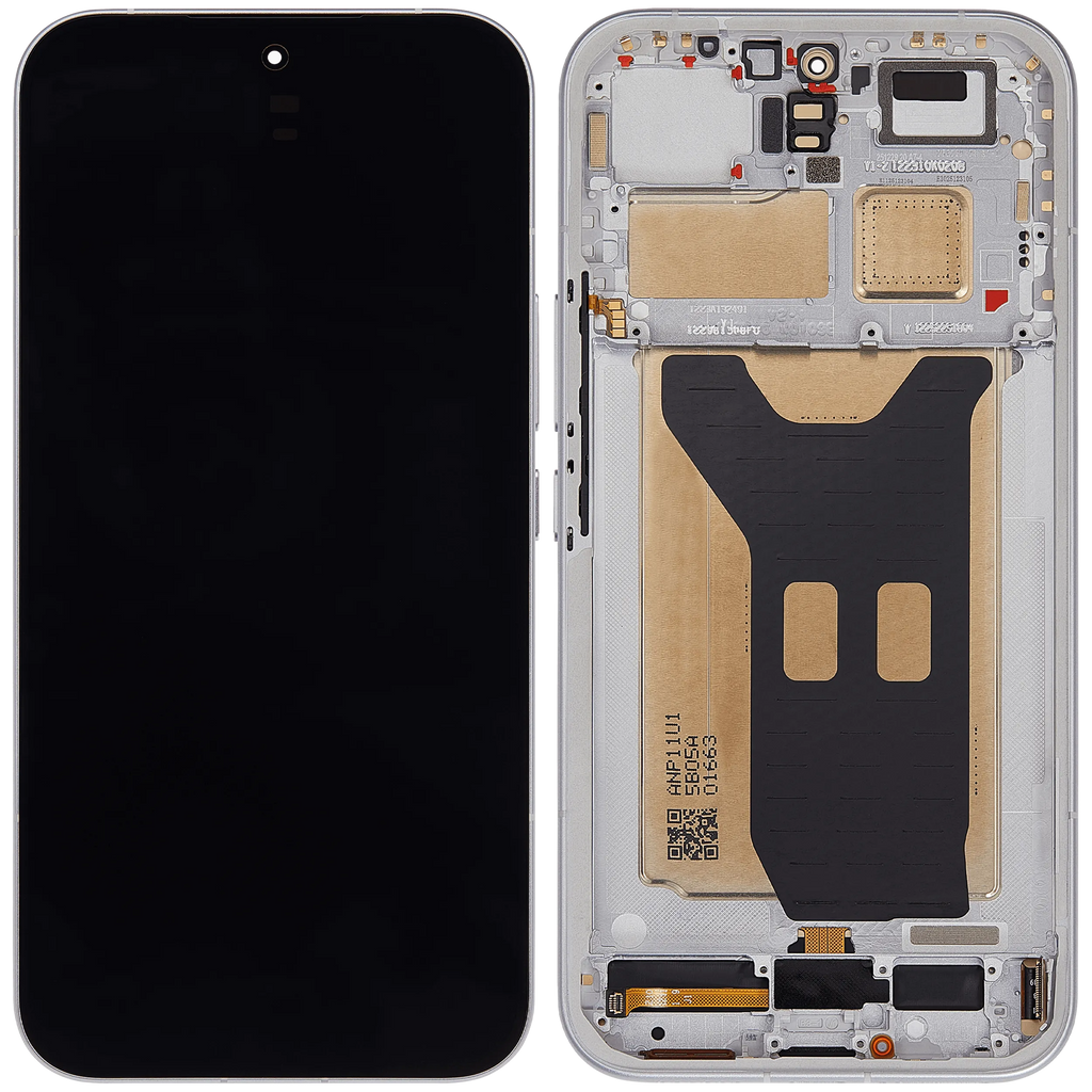 OLED-Display mit Rahmen für Xiaomi Poco F8 UItra / Redmi K90 Pro Max (Refurbished) (Weiß)