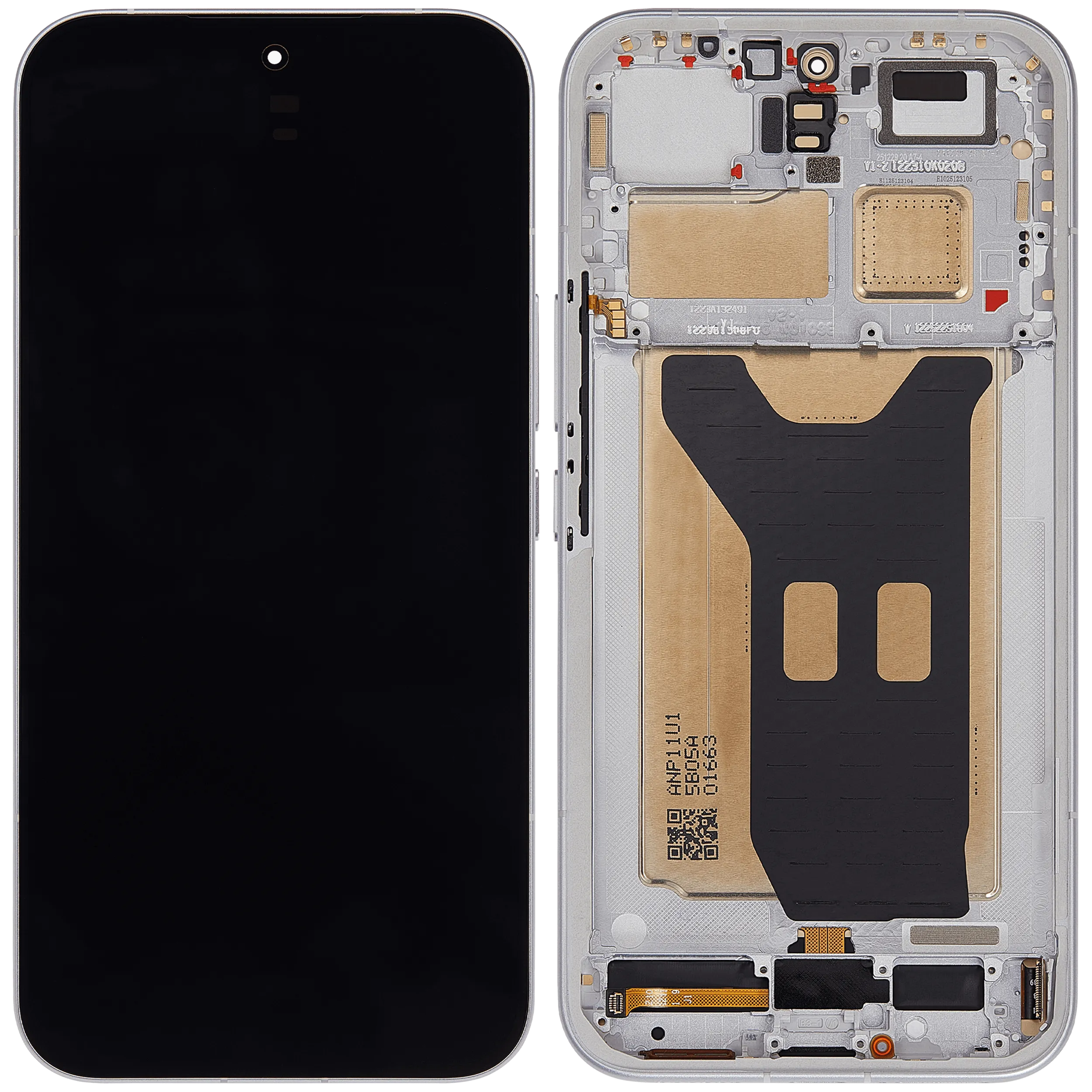OLED-Display mit Rahmen für Xiaomi Poco F8 UItra / Redmi K90 Pro Max (Refurbished) (Weiß)