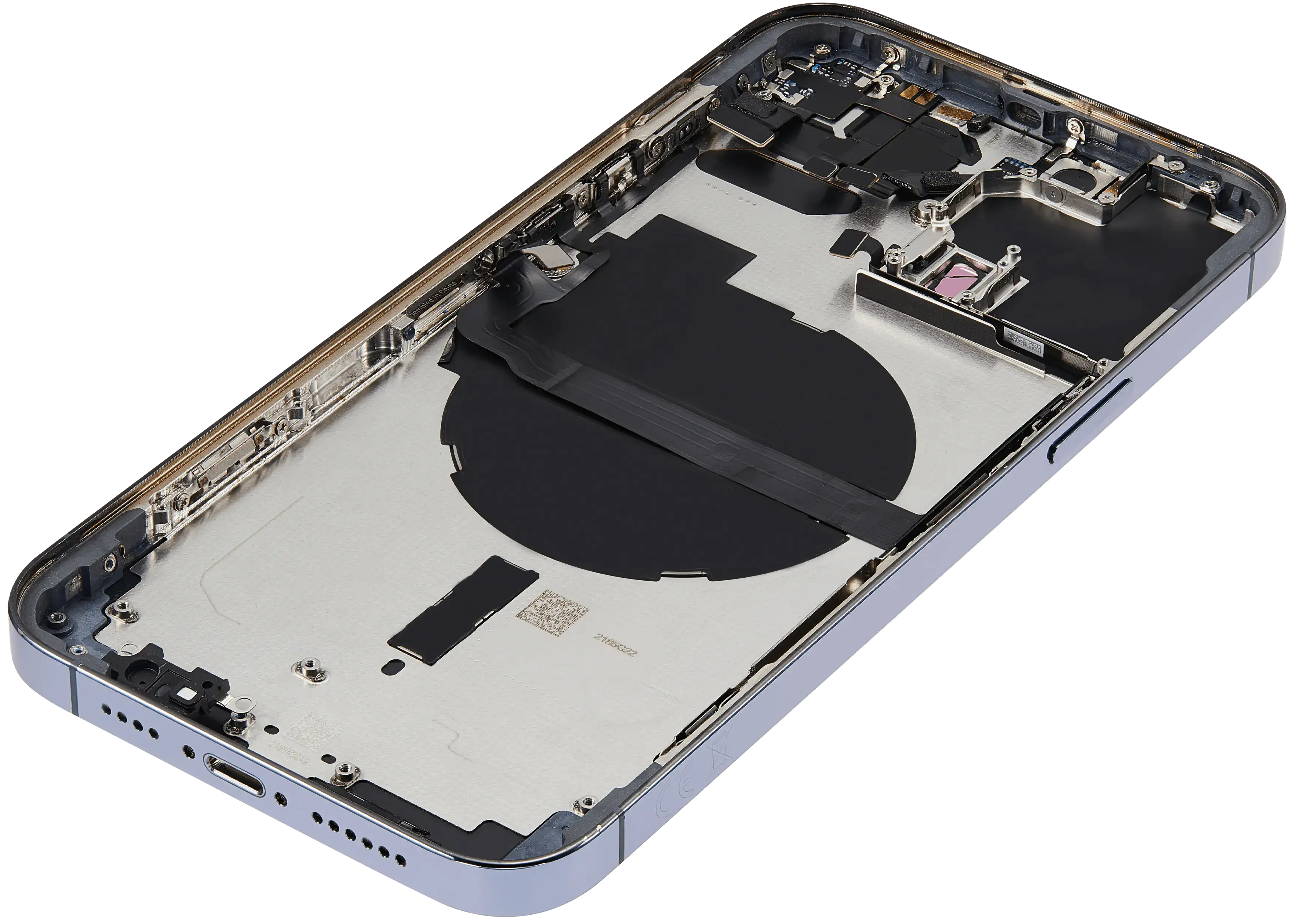 Original Apple-Ausbau A gebraucht – iPhone 13 Pro Backcover/Rahmen Sierrablau