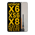 LCD ohne Rahmen für Honor X6/X6S/X8 5G/70 Lite/Play6C (Refurbished, alle Farben)