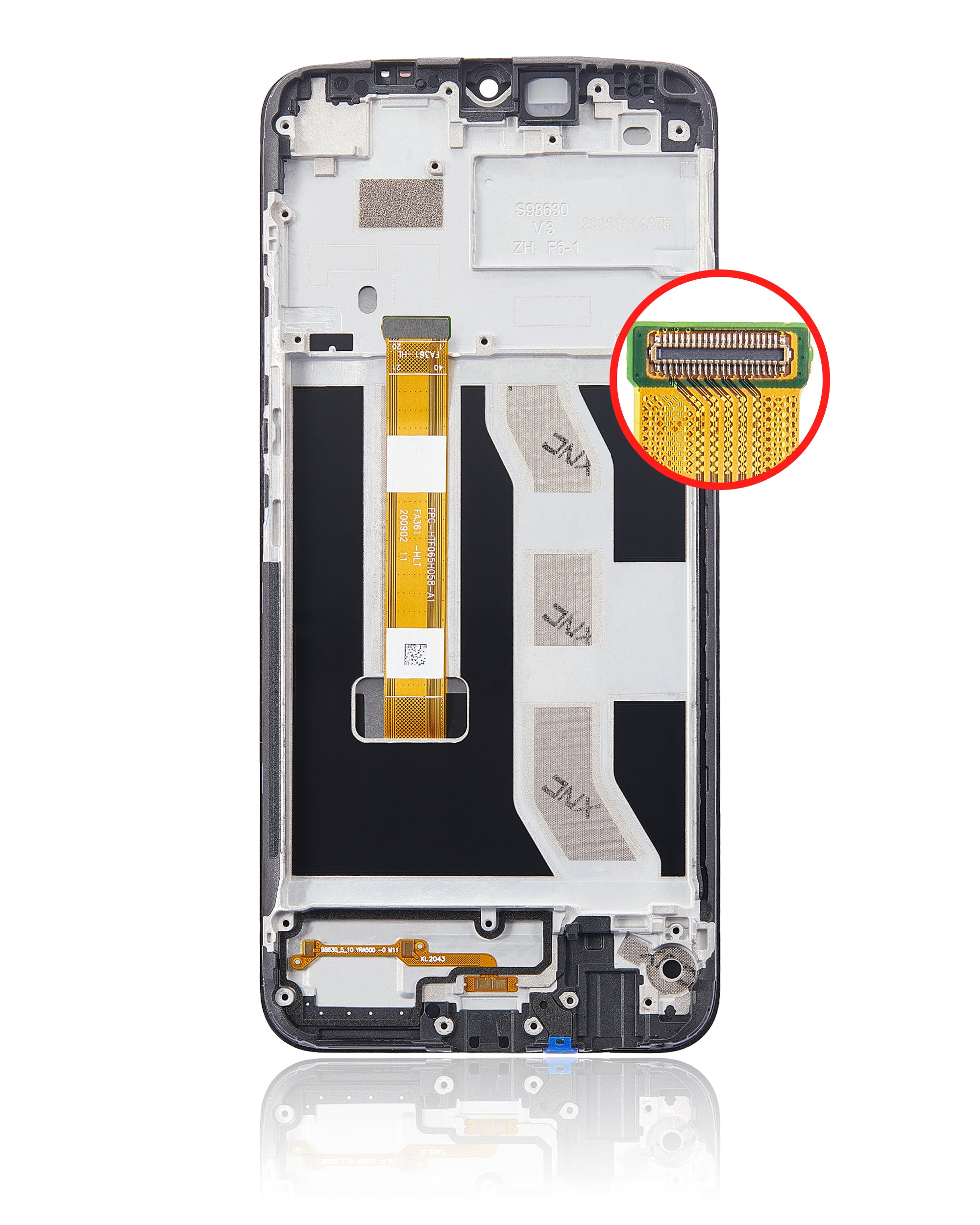 LCD Display with Frame for Realme C11 (2020) (Refurbished) (All Colors)