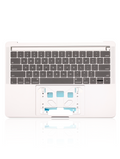 Top Case mit Keyboard (ANSI US) für MacBook Pro 13" A1989 (2018-2019) (gebrauchter OEM-Ausbau, Qualität A) (Space Grau)