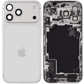 Backcover/Rahmen mit Ladebuchse Flex & Small Parts für iPhone 17 Pro Max (EU / Global Version) (gebrauchter OEM-Ausbau, Qualität B) (Silber)
