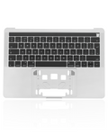 Top Case mit Keyboard (ISO UK) für MacBook Pro 13" A1989 (2018-2019) (gebrauchter OEM-Ausbau, Qualität A) (Space Grau)