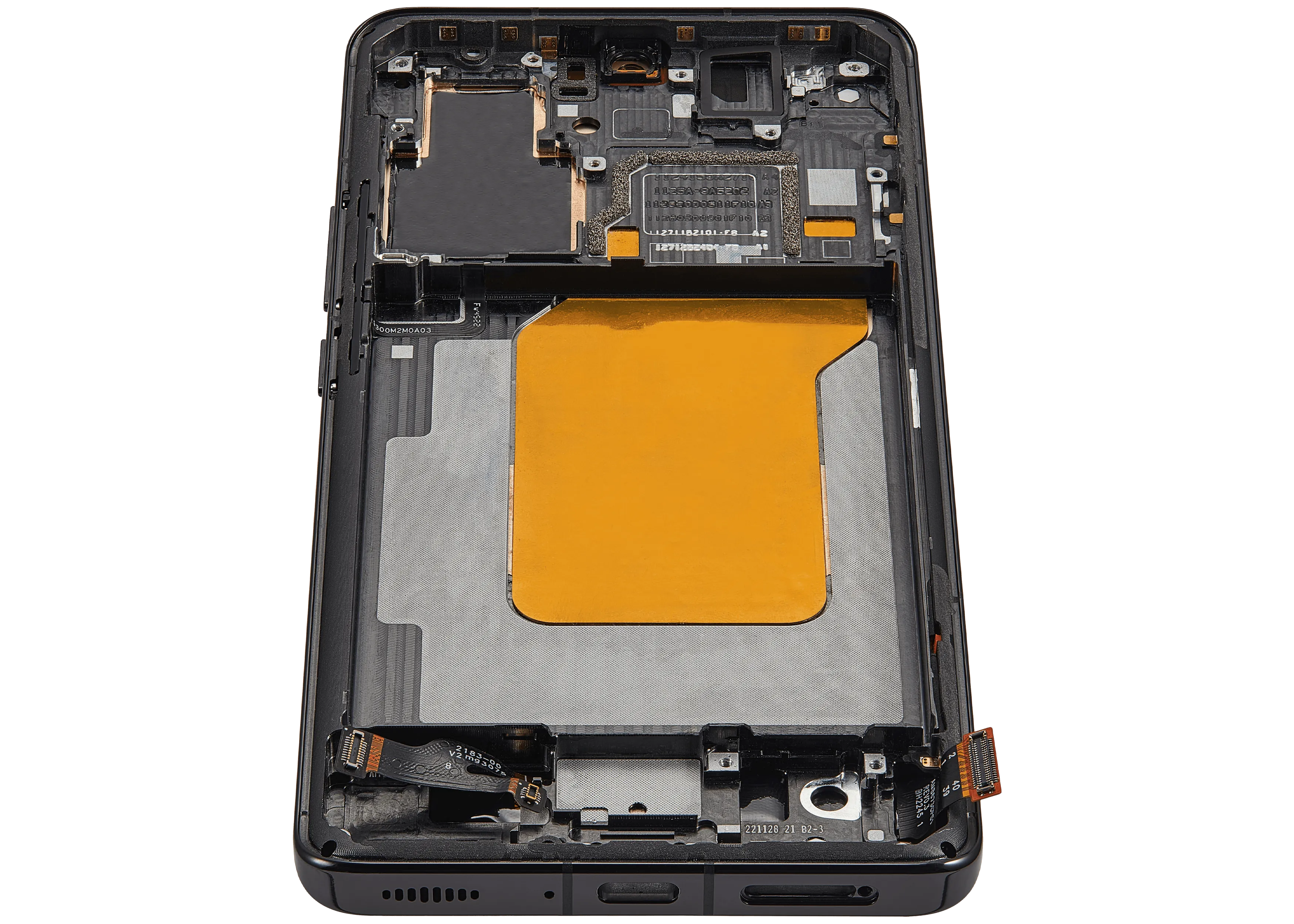 OLED-Display mit Rahmen für Xiaomi 13 Pro (Aftermarket Plus) (Schwarz)