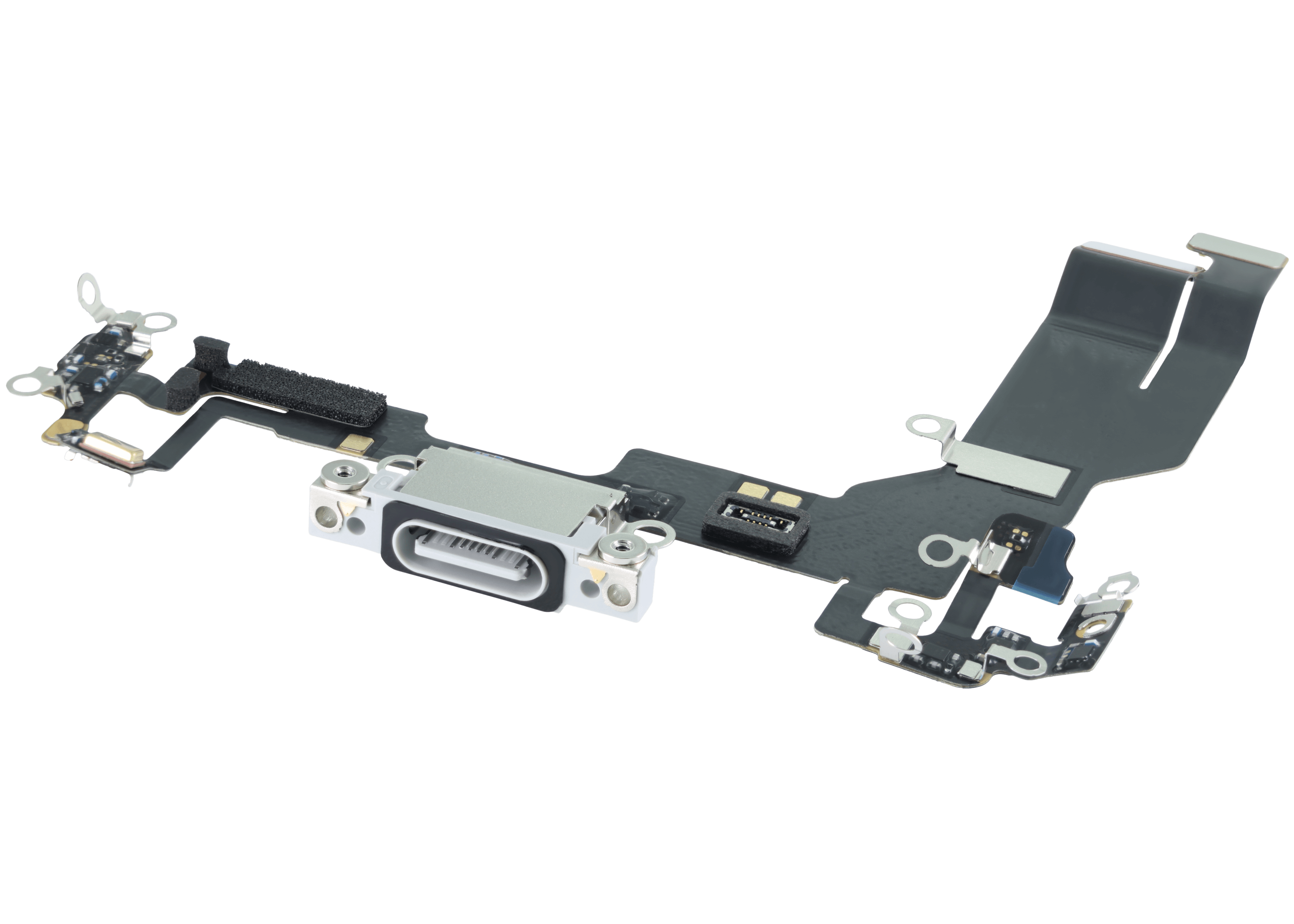 Ladebuchse Flex Cable Compatible für iPhone 17e (Original OEM) (Weiß)