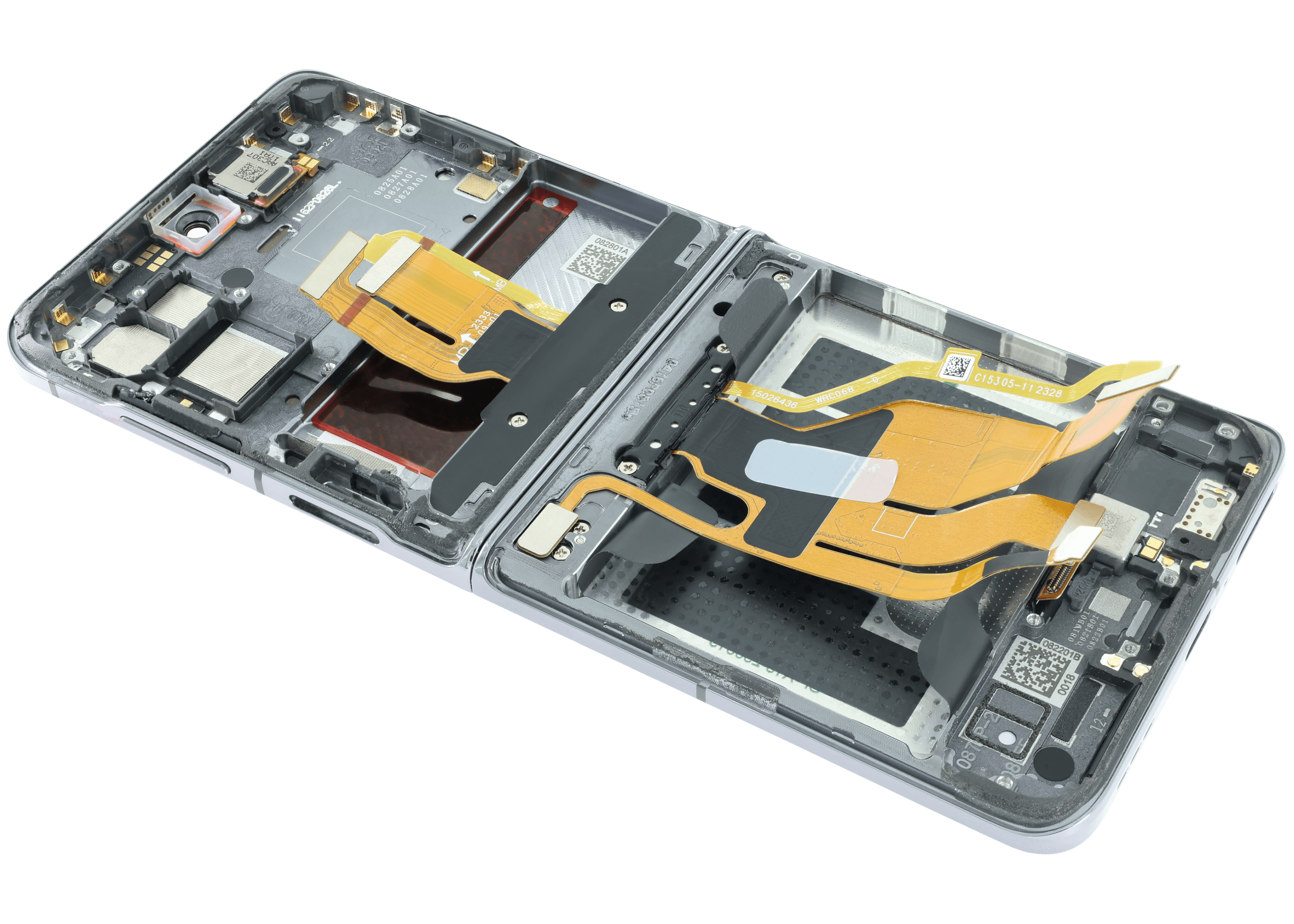 Innen OLED-Display mit Rahmen für Oppo Find N3 Flip (Refurbished) (Schwarz)