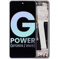 LCD Display with Frame for Motorola Moto G Power (XT2515 / 2025) (Original OEM) (Slate Gray)