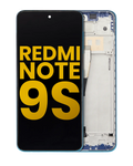 LCD-Komplettbaugruppe mit Rahmen Xiaomi Redmi Note 9S Refurbished Aurora Blue