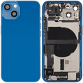 Backcover/Rahmen mit Ladebuchse Flex & Small Parts für iPhone 13 (EU / Global Version) (gebrauchter OEM-Ausbau, Qualität A) (Blau)