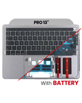 Topcase mit Akku&Tastatur für MacBook Air 13 A1369 OEM Qualität A US