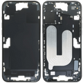 Midframe/Rahmen mit Small Parts für iPhone 16 Plus (US-Version) (gebrauchter OEM-Ausbau, Qualität C) (Schwarz)