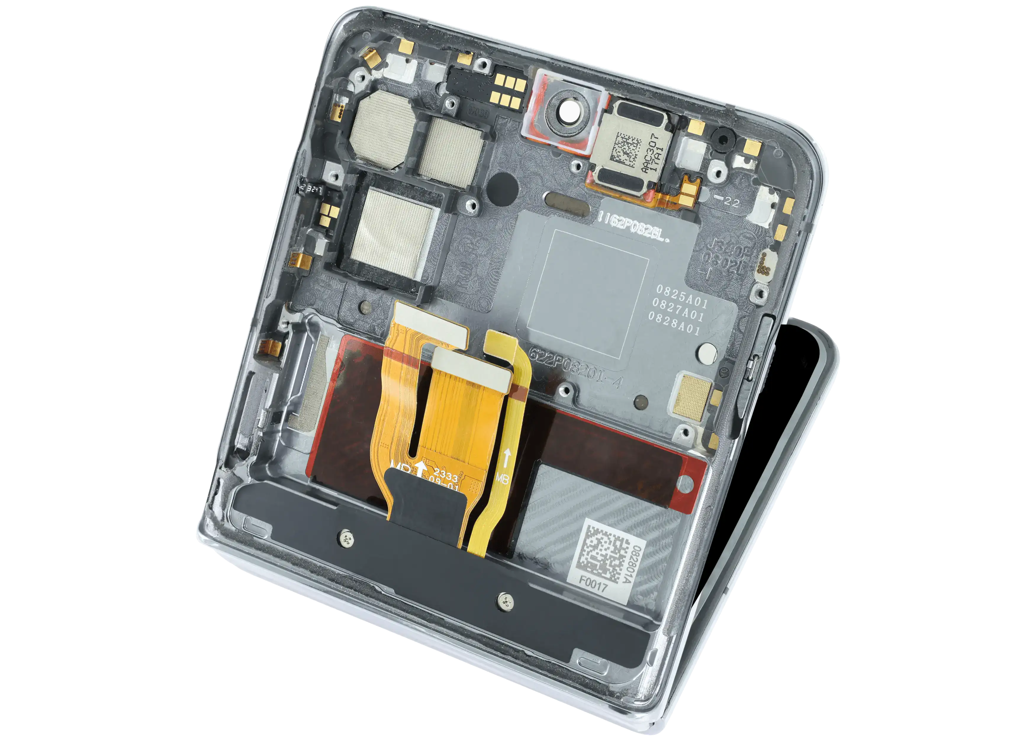 Innen OLED-Display mit Rahmen für Oppo Find N3 Flip (Refurbished) (Schwarz)