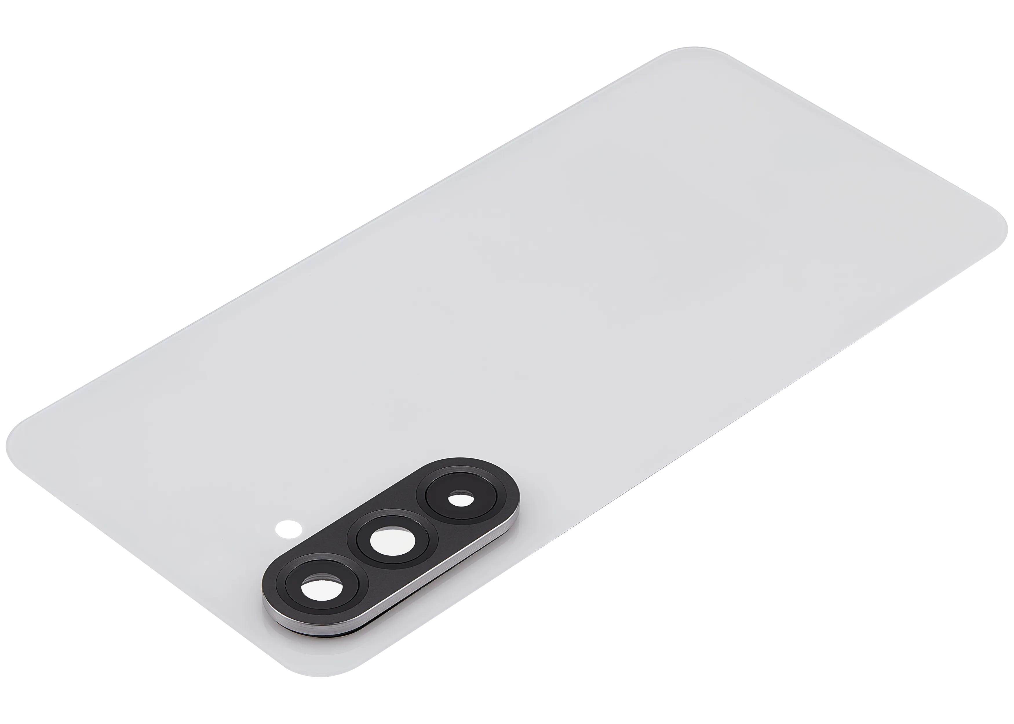 Backcover Glass mit Camera Lens für Samsung Galaxy A56 5G (A566 / 2025) (ohne Logo) (Aftermarket Plus) (Lightgray)
