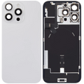 Backcover mit MagSafe Magnet & NFC & Blitz-Flexkabel für iPhone 16 Pro Max (gebrauchter OEM-Ausbau, Qualität C) (Weiß Titanium)