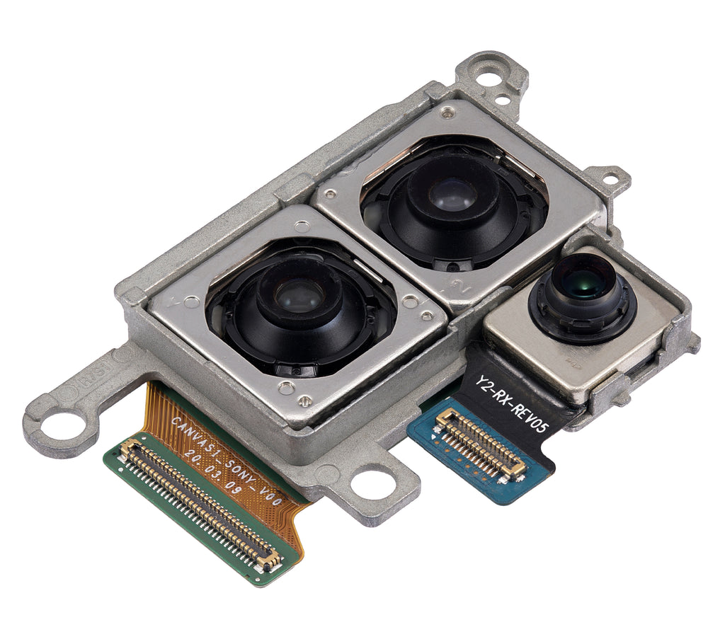 Back Camera Module (Wide & Telephoto & Depthvision) für Samsung Galaxy S20 Plus / 5G (US-Version) (gebrauchter OEM-Ausbau, Qualität B)