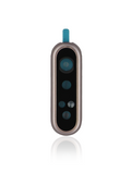Kameralinse hinten mit Halterung / Bezel für Samsung Galaxy A80 (A805 / 2019) (Angel Gold)