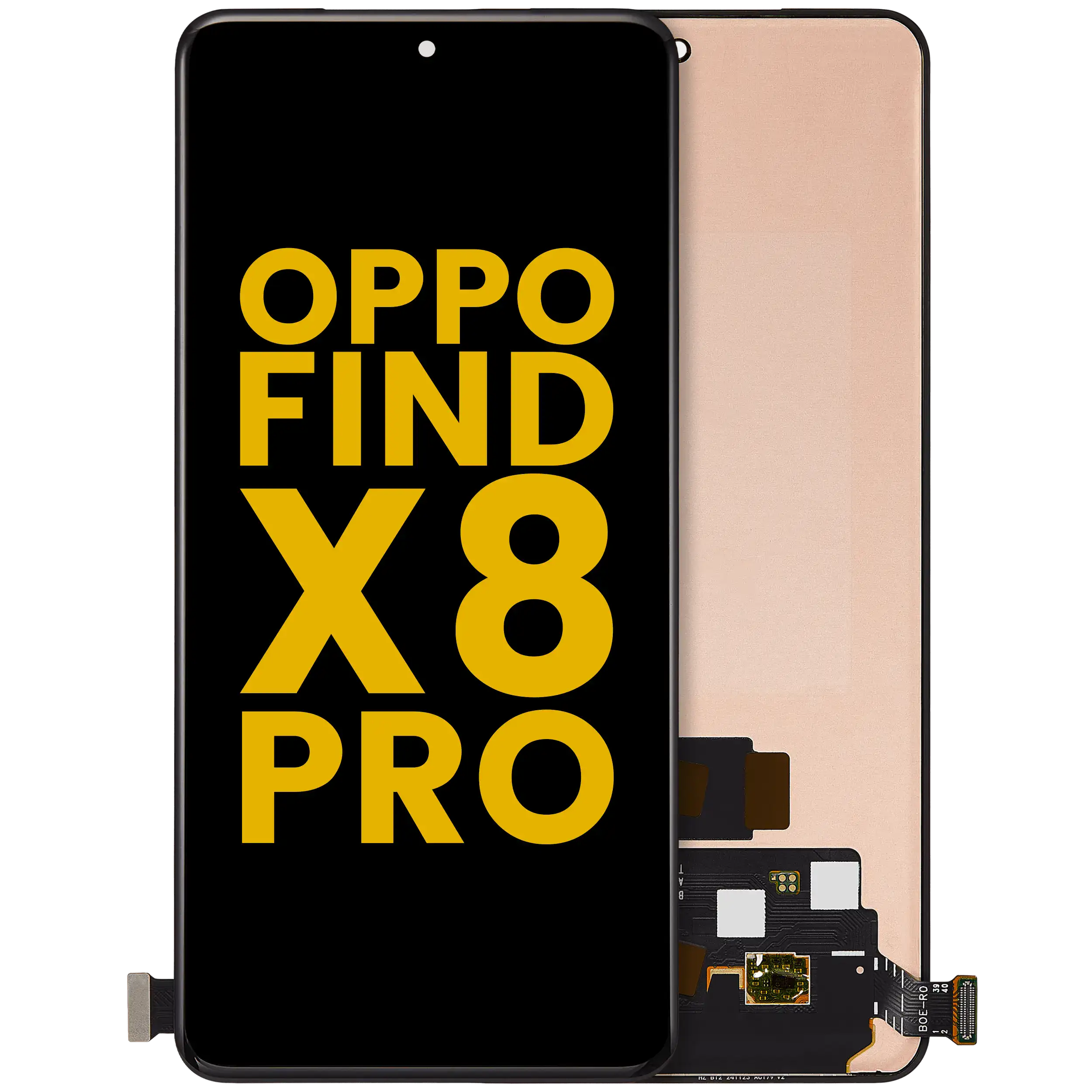 OLED-Display ohne Rahmen für Oppo Find X8 Pro (Refurbished) (Alle Farben)