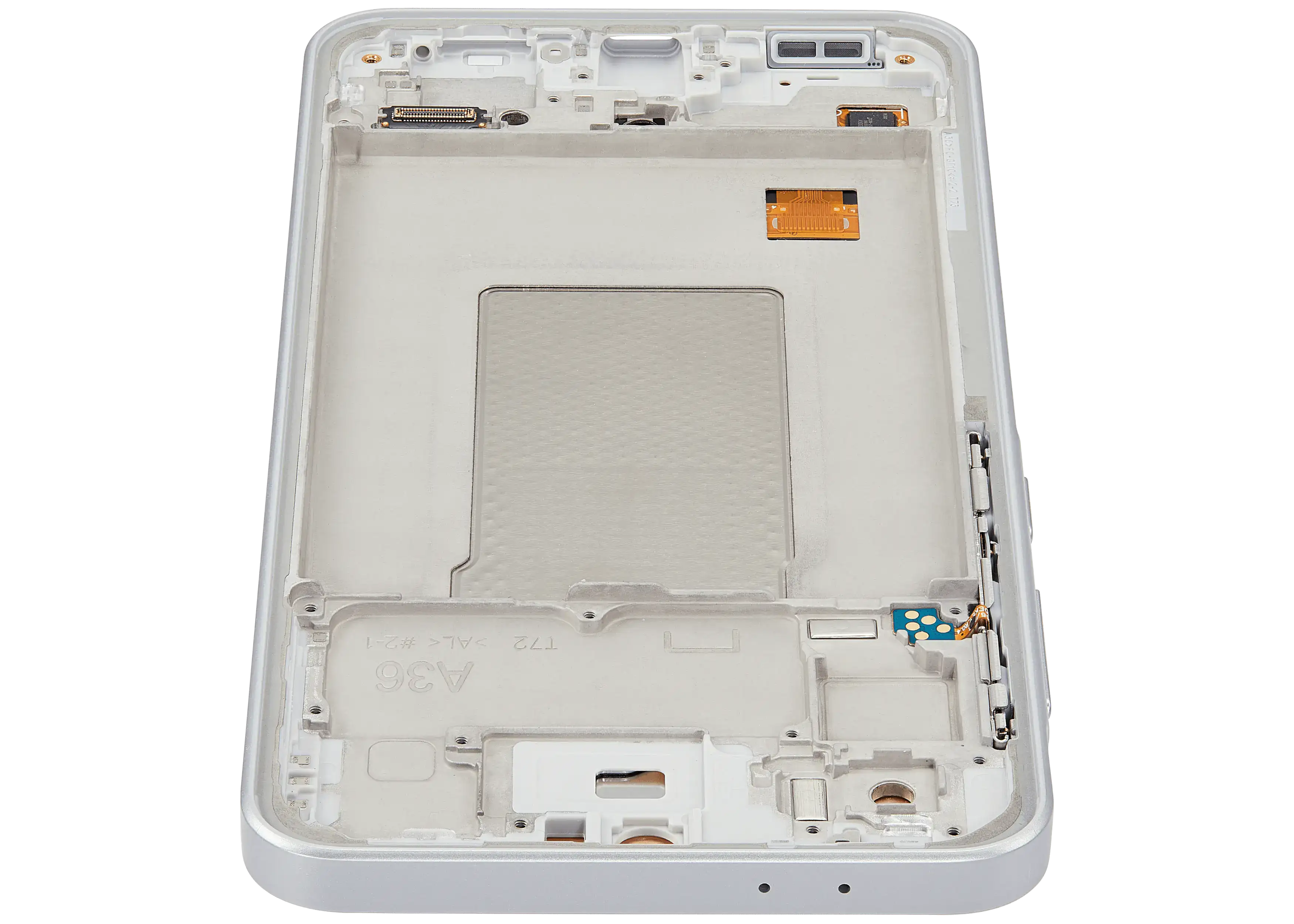 OLED Display with Frame for Samsung Galaxy A36 5G (A366 / 2025) (Refurbished) (White)