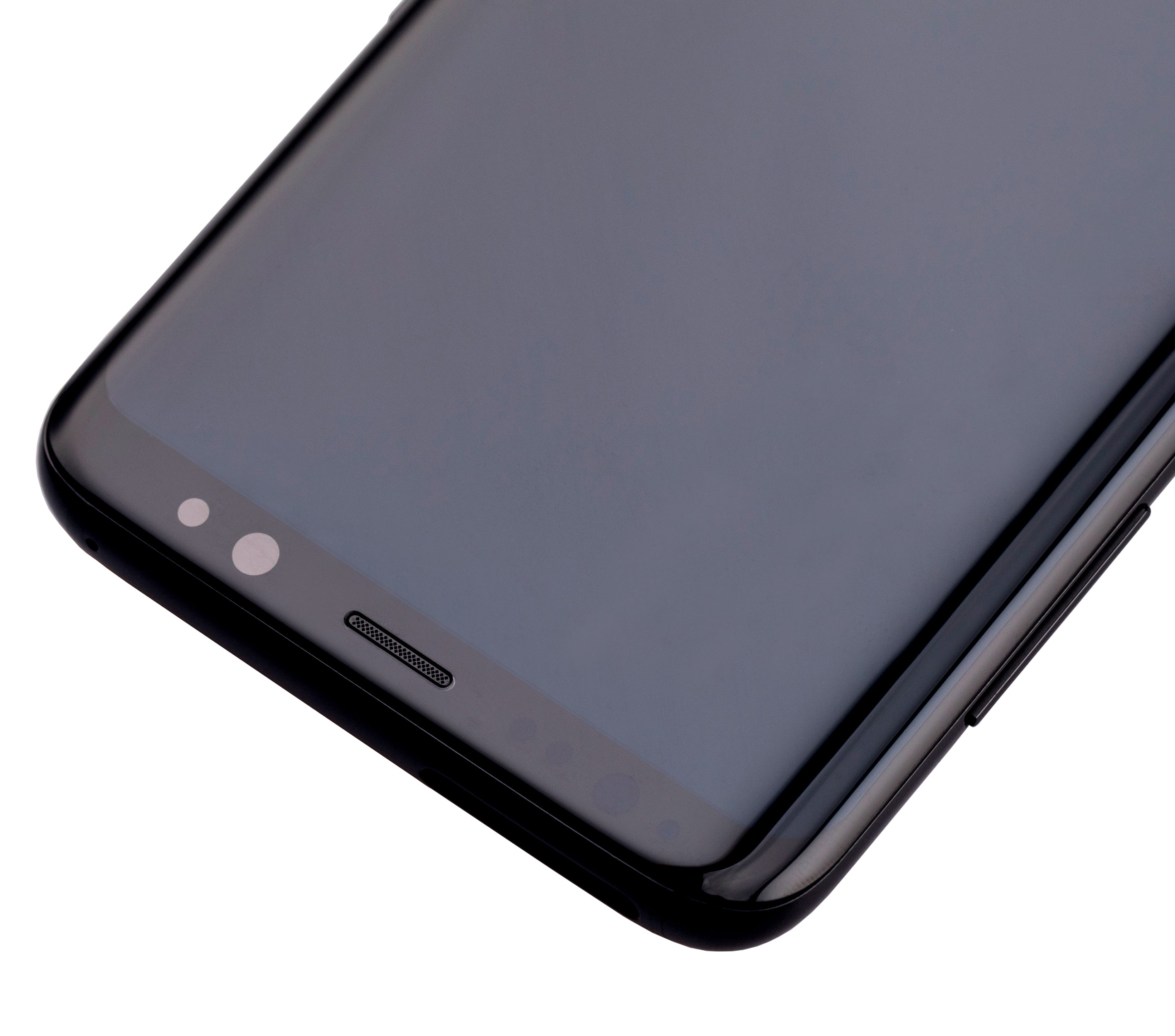 OLED-Display mit Rahmen für Samsung Galaxy S8 (gebrauchter OEM-Ausbau, Qualität B/C) (Midnight Schwarz)