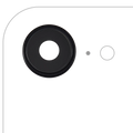 Kameralinse hinten mit Halterung und Einfassung für iPhone 16e (Schwarz) (Premium)
