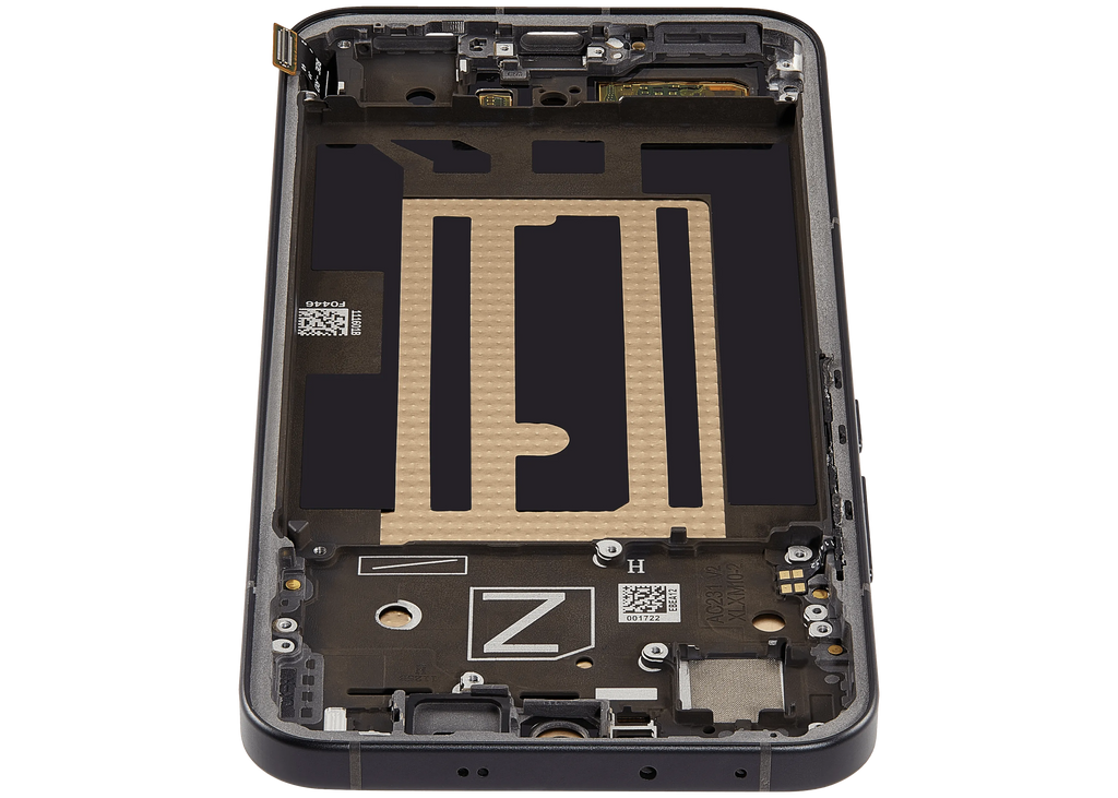 OLED-Display mit Rahmen für OPPO Reno 13 (Refurbished) (Schwarz)