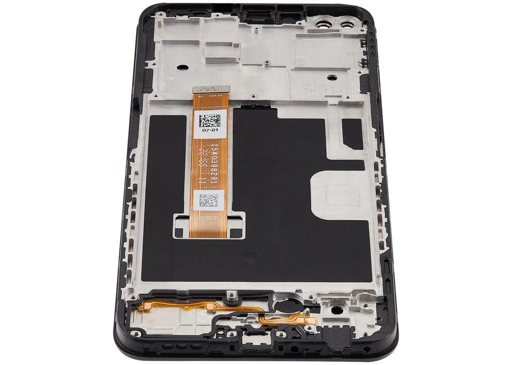 OLED-Display mit Rahmen Compatible für Oppo A92s (2020) (Refurbished) (Alle Farben)