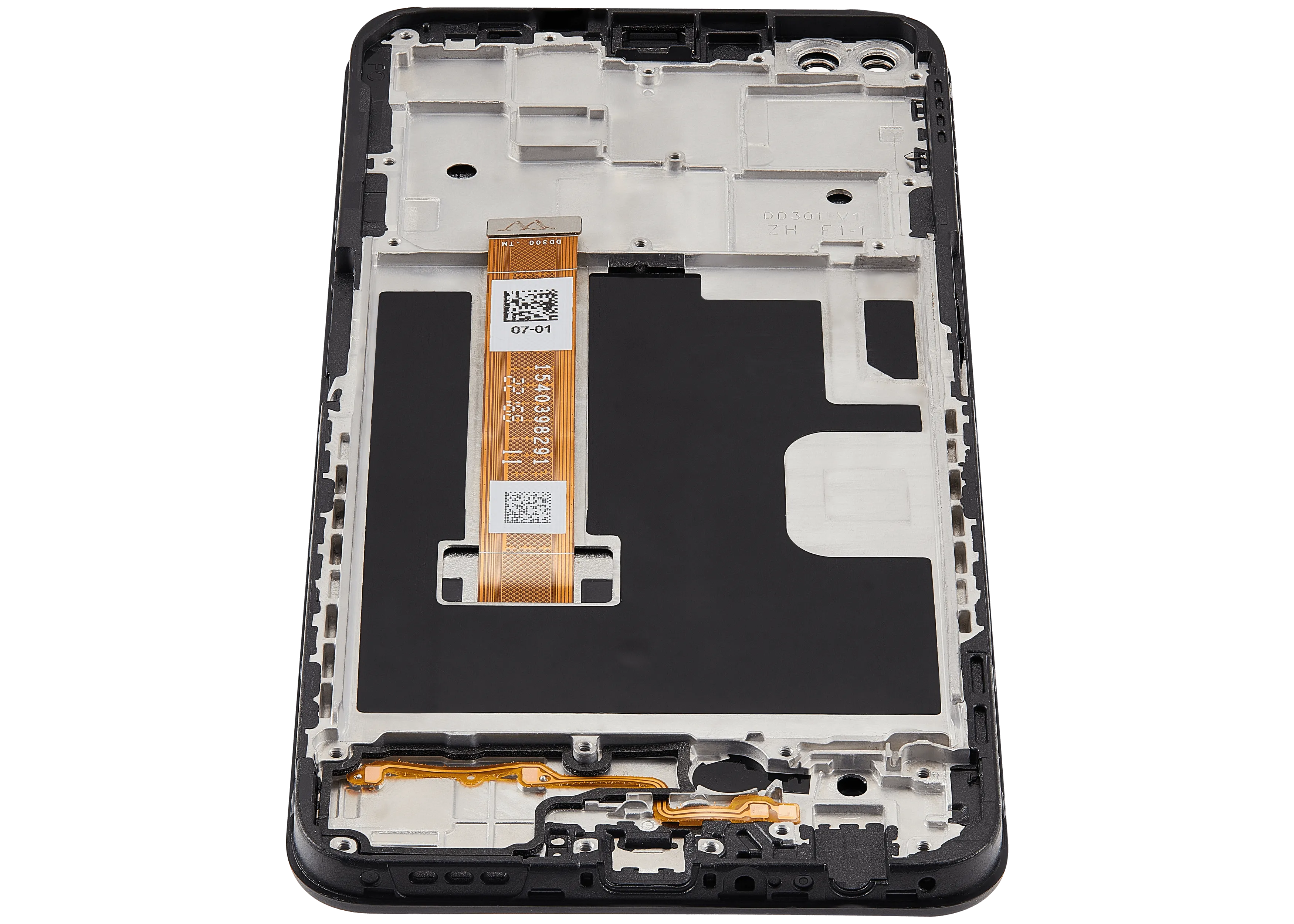 OLED-Display mit Rahmen Compatible für Oppo A92s (2020) (Refurbished) (Alle Farben)