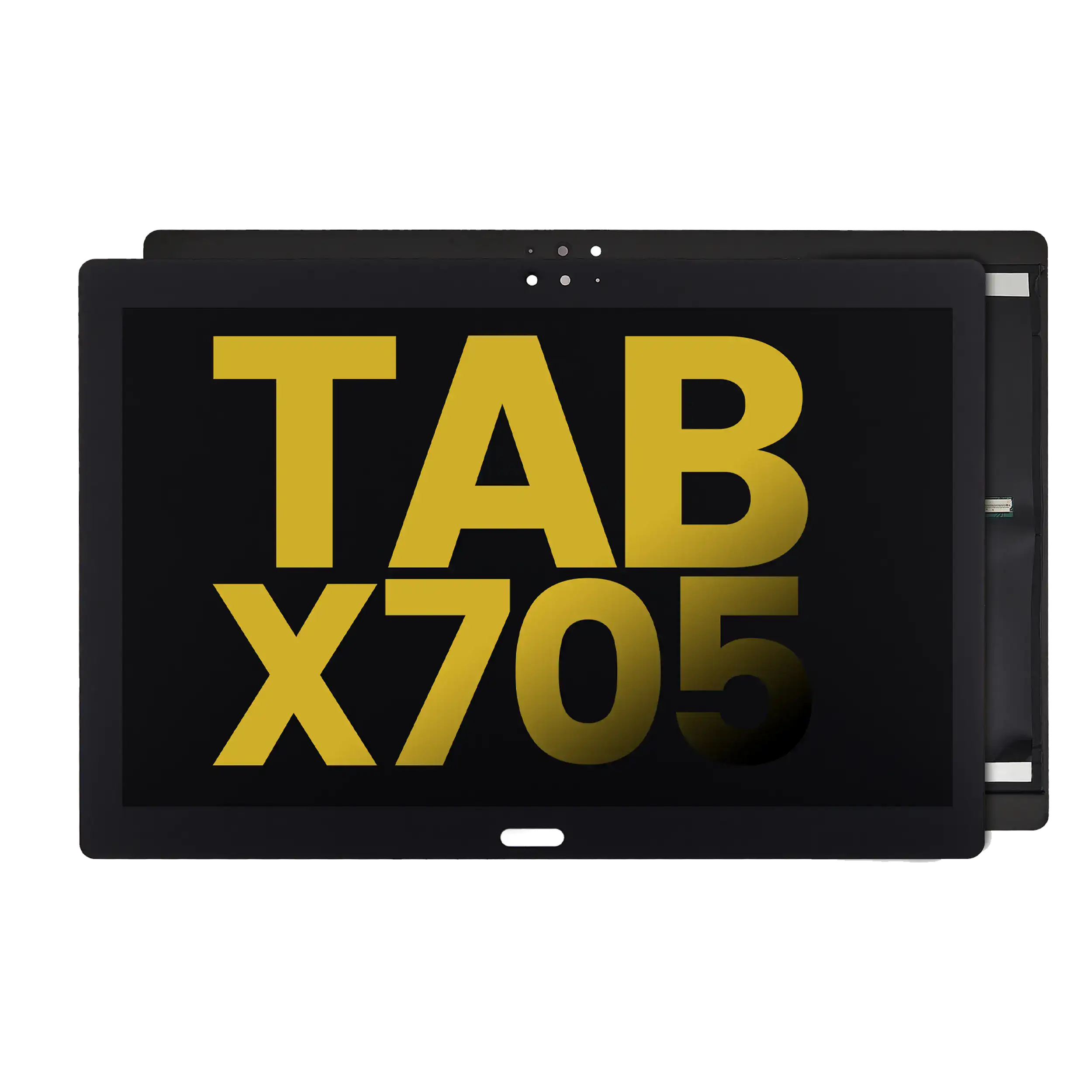 Display ohne Rahmen für Lenovo Smart Tab P10 (TB-X705) FHD Refurbished Schwarz