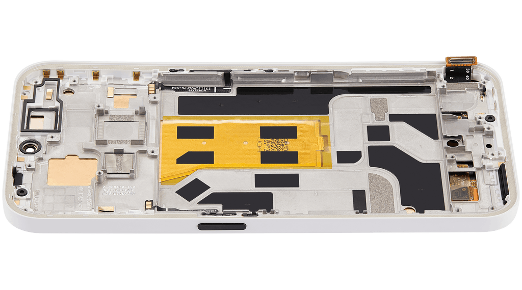 OLED-Display mit Rahmen für Nothing Phone (2a) (Refurbished) (Weiß)